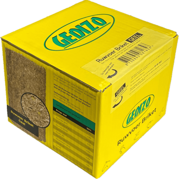 Verpakking Ruwvoer Briket GEEL-min